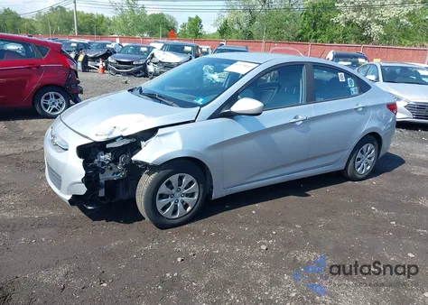 2017 Hyundai Accent Se из США, поврежденный, VIN KMHCT4AE4HU345313